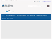 Tablet Screenshot of globalfitnessuk.com